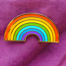 Load image into Gallery viewer, Rainbow Hard Enamel Pin Badge - Mystery Pins Ltd
