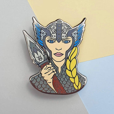 Shield Maiden Hard Enamel Pin Badge - Mystery Pins Ltd